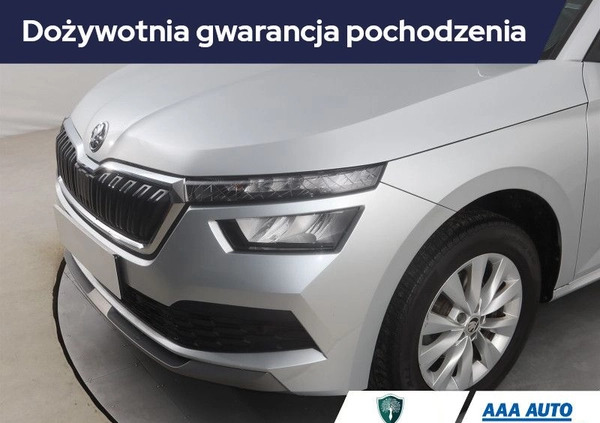 Skoda Kamiq cena 84000 przebieg: 40386, rok produkcji 2021 z Wodzisław Śląski małe 277